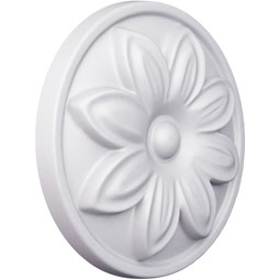 Ekena Millwork - ONL05X05X01SH - Endurathane Shay Onlay, 5"W x 5"H x 3/4"P, Factory Primed