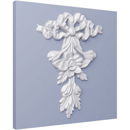 Ekena Millwork - ONL09X07X01MA - Endurathane Maisha Onlay, 9"W x 6 1/2"H x 3/4"P, Factory Primed