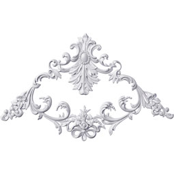 Ekena Millwork - ONL24X24X01ST - Endurathane Sterling Onlay, 24 5/8"W x 23 5/8"H x 1"P, Factory Primed