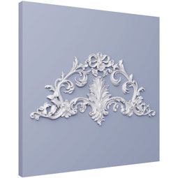 Ekena Millwork - ONL30X15X01KA - Endurathane Kayce Onlay, 31 3/8"W x 15 3/8"H x 1"P, Factory Primed