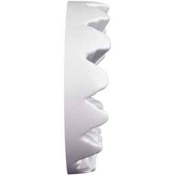 Ekena Millwork - ONL04X03X01PE - Endurathane Peyton Onlay, 4 1/2"W x 3"H x 3/4"P, Factory Primed