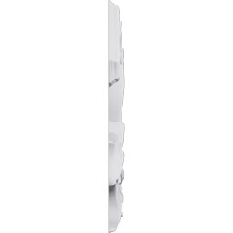Ekena Millwork - PML15X08FI-L - Endurathane Finn Panel Moulding Corner, 14 5/8"W x 8"H x 5/8"P, Left (matches moulding PML01X01FI), Factory Primed
