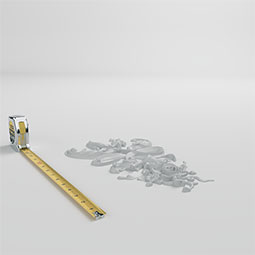 Ekena Millwork - ONL13X09X01TR - Endurathane Trinity Onlay, 14 1/4"W x 8 5/8"H x 1"P, Factory Primed