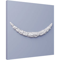Ekena Millwork - ONL14X04X01HU - Endurathane Hugo Onlay, 15 1/8"W x 4 3/8"H x 1"P, Factory Primed