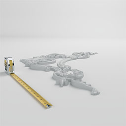 Ekena Millwork - ONL27X27X01BR - Endurathane Bree Onlay, 27 1/2"W x 26 1/2"H x 1 1/8"P, Factory Primed