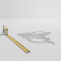 Ekena Millwork - ONL13X13X01EV - Endurathane Evangeline Onlay, 13 5/8"W x 12 5/8"H x 3/8"P, Factory Primed