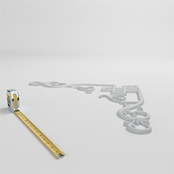 Ekena Millwork - ONL24X24X01NI - Endurathane Nika Onlay, 25 3/8"W x 24 3/8"H x 5/8"P, Factory Primed