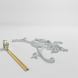 Ekena Millwork - ONL27X18X01SK - Endurathane Skye Onlay, 27 7/8"W x 17 3/4"H x 1 3/8"P, Factory Primed