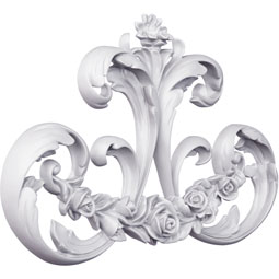 Ekena Millwork - ONL17X11X01MA - Endurathane Mavis Onlay, 18 1/8"W x 11"H x 1 3/8"P, Factory Primed