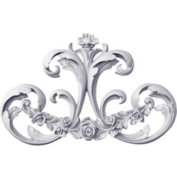 Ekena Millwork - ONL17X11X01MA - Endurathane Mavis Onlay, 18 1/8"W x 11"H x 1 3/8"P, Factory Primed