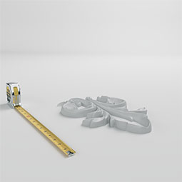 Ekena Millwork - ONL09X13X01GR - Endurathane Greyson Onlay, 9 7/8"W x 12 5/8"H x 1"P, Factory Primed