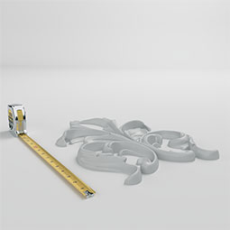 Ekena Millwork - ONL11X16X01GR - Endurathane Greyson Onlay, 11"W x 15 3/4"H x 1 1/8"P, Factory Primed