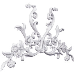 Ekena Millwork - ONL24X14X01AM - Endurathane Amie Onlay, 25 3/8"W x 14 1/8"H x 1"P, Factory Primed