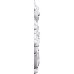 Ekena Millwork - ONL27X13X01CA - Endurathane Carter Onlay, 27"W x 13 3/8"H x 1 1/8"P, Factory Primed