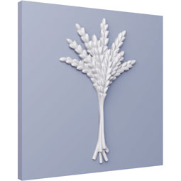 Ekena Millwork - ONL06X10X01JE - Endurathane Jensen Onlay, 7 1/4"W x 10 2/8"H x 3/4"P, Factory Primed
