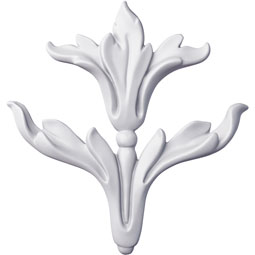 Ekena Millwork - ONL08X08X01ZO - Endurathane Zola Onlay, 8 1/2"W x 7 7/8"H x 3/4"P, Factory Primed