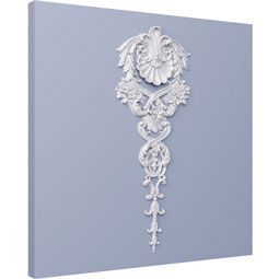 Ekena Millwork - ONL14X35X01LE - Endurathane Lexi Onlay, 14 3/4"W x 35 3/8"H x 1 1/8"P, Factory Primed