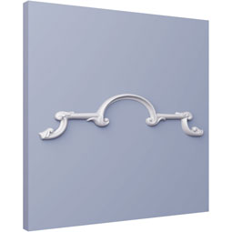 Ekena Millwork - ONL13X03X01BO - Endurathane Bonnie Onlay, 13"W x 3 1/8"H x 1/2"P, Factory Primed