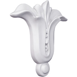 Ekena Millwork - ONL05X12X01AS - Endurathane Aspen Onlay, 6 3/8"W x 12"H x 1 1/8"P, Factory Primed