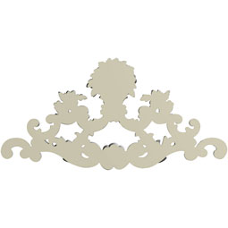 Ekena Millwork - ONL13X06X01AR - Endurathane Arlo Onlay, 13 5/8"W x 6 2/8"H x 1"P, Factory Primed