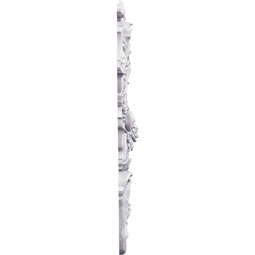 Ekena Millwork - ONL32X32X02DI - Endurathane Dixon Onlay, 32 1/2"W x 31 1/2"H x 2"P, Factory Primed