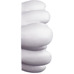 Ekena Millwork - ONL04X30X02AL - Endurathane Alessia Onlay, 4"W x 29 7/8"H x 1 5/8"P, Factory Primed