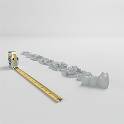 Ekena Millwork - ONL04X30X02AL - Endurathane Alessia Onlay, 4"W x 29 7/8"H x 1 5/8"P, Factory Primed