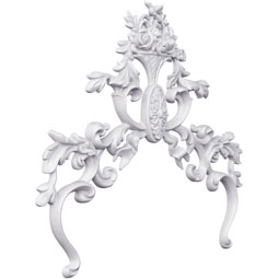 Ekena Millwork - ONL18X17X01KE - Endurathane Kesha Onlay, 19 1/8"W x 16 1/2"H x 1"P, Factory Primed