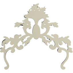 Ekena Millwork - ONL18X17X01KE - Endurathane Kesha Onlay, 19 1/8"W x 16 1/2"H x 1"P, Factory Primed