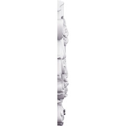 Ekena Millwork - PML15X15LU-R - Endurathane Panel Moulding Corner, 16 1/8"W x 15 1/8"H x 1 3/8"P, Right (matches moulding PML00X01LU), Factory Primed