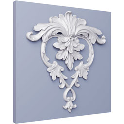 Ekena Millwork - PML07X08FI - Endurathane Panel Moulding Corner, 8 1/2"W x 7 1/2"H x 1"P (matches moulding PML01X01FI), Factory Primed