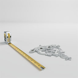 Ekena Millwork - PML07X08FI - Endurathane Panel Moulding Corner, 8 1/2"W x 7 1/2"H x 1"P (matches moulding PML01X01FI), Factory Primed