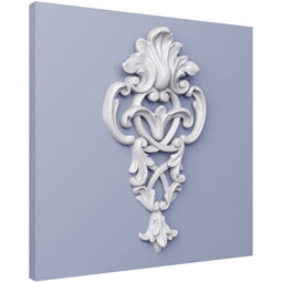 Ekena Millwork - PML05X09FI - Endurathane Panel Moulding Corner, 5 1/2"W x 8 5/8"H x 7/8"P (matches moulding PML01X01FI), Factory Primed