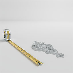 Ekena Millwork - PML05X09FI - Endurathane Panel Moulding Corner, 5 1/2"W x 8 5/8"H x 7/8"P (matches moulding PML01X01FI), Factory Primed