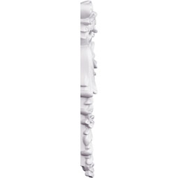 Ekena Millwork - PML07X17LU-L - Endurathane Panel Moulding Corner, 8 1/4"W x 16 3/4"H x 1 3/8"P, Left (matches moulding PML00X01LU), Factory Primed