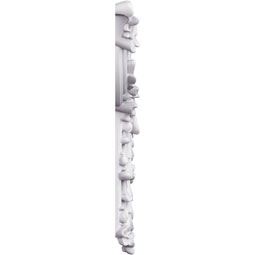 Ekena Millwork - PML07X17LU-R - Endurathane Panel Moulding Corner, 8 1/4"W x 16 3/4"H x 1 3/8"P, Right (matches moulding PML00X01LU), Factory Primed