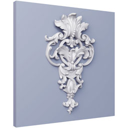 Ekena Millwork - PML06X11LU - Endurathane Panel Moulding Corner, 7 3/8"W x 11 1/8"H x 1 1/8"P (matches moulding PML01X00LU), Factory Primed