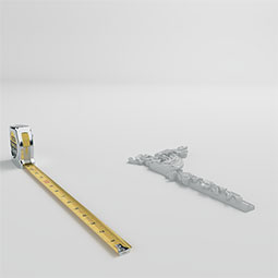 Ekena Millwork - PML06X11LU-L - Endurathane Panel Moulding Corner, 6 1/2"W x 11 3/8"H x 7/8"P, Left (matches moulding PML01X00LU), Factory Primed