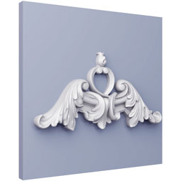 Ekena Millwork - PML08X08LU - Endurathane Panel Moulding Corner, 8 1/2"W x 7 1/2"H x 1 1/8"P (matches moulding PML00X01LU), Factory Primed