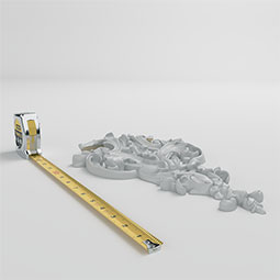 Ekena Millwork - PML09X15LU - Endurathane Panel Moulding Corner, 9"W x 14 1/8"H x 1 3/8"P (matches moulding PML00X01LU), Factory Primed