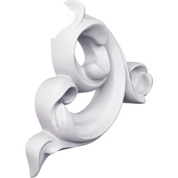 Ekena Millwork - PML05X03FI-R - Endurathane Panel Moulding Corner, 6 1/8"W x 2 1/2"H x 5/8"P, Right (matches moulding PML01X01FI), Factory Primed