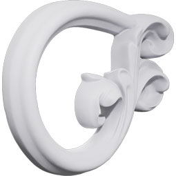 Ekena Millwork - PML08X04FI-L - Endurathane Finn Panel Moulding Corner, 5 1/8"W x 3 3/4"H x 7/8"D, Left (matches moulding PML01X01FI), Factory Primed
