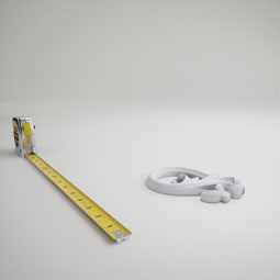 Ekena Millwork - PML08X04FI-L - Endurathane Finn Panel Moulding Corner, 5 1/8"W x 3 3/4"H x 7/8"D, Left (matches moulding PML01X01FI), Factory Primed