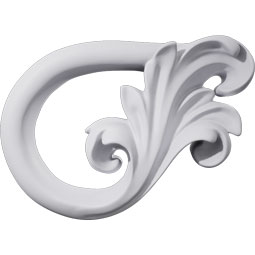 Ekena Millwork - PML06X03MA-L - Endurathane Maeve Panel Moulding Corner, 3 3/8"W x 2 1/2"H x 3/4"D, Left (matches moulding PML01X01MA), Factory Primed