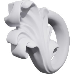 Ekena Millwork - PML06X03MA-R - Endurathane Maeve Panel Moulding Corner, 3 3/8"W x 2 1/2"H x 3/4"D, Right (matches moulding PML01X01MA), Factory Primed