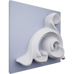 Ekena Millwork - PML04X02MA-L - Endurathane Maeve Panel Moulding Corner, 2"W x 1 7/8"H x 5/8"D, Left (matches moulding PML01X01MA), Factory Primed