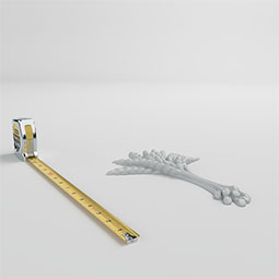Ekena Millwork - ONL08X12X01LE - Endurathane Lennon Onlay, 8 7/8"W x 11 3/4"H x 1"P, Factory Primed
