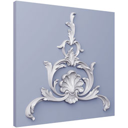 Ekena Millwork - ONL19X20X02LI - Endurathane Link Onlay, 19 3/4"W x 20 1/8"H x 1 1/2"P, Factory Primed