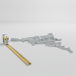 Ekena Millwork - ONL19X20X02LI - Endurathane Link Onlay, 19 3/4"W x 20 1/8"H x 1 1/2"P, Factory Primed