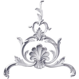 Ekena Millwork - ONL19X20X02LI - Endurathane Link Onlay, 19 3/4"W x 20 1/8"H x 1 1/2"P, Factory Primed
